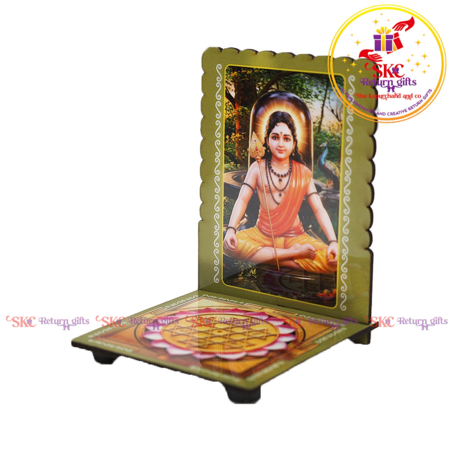 Bala Murugan Sri Yantra Diya Stand