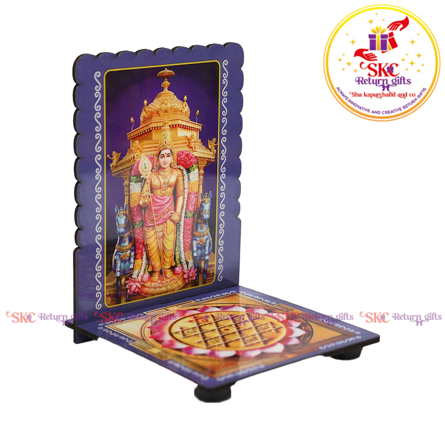 Bala Murugan Sri Yantra Diya Stand