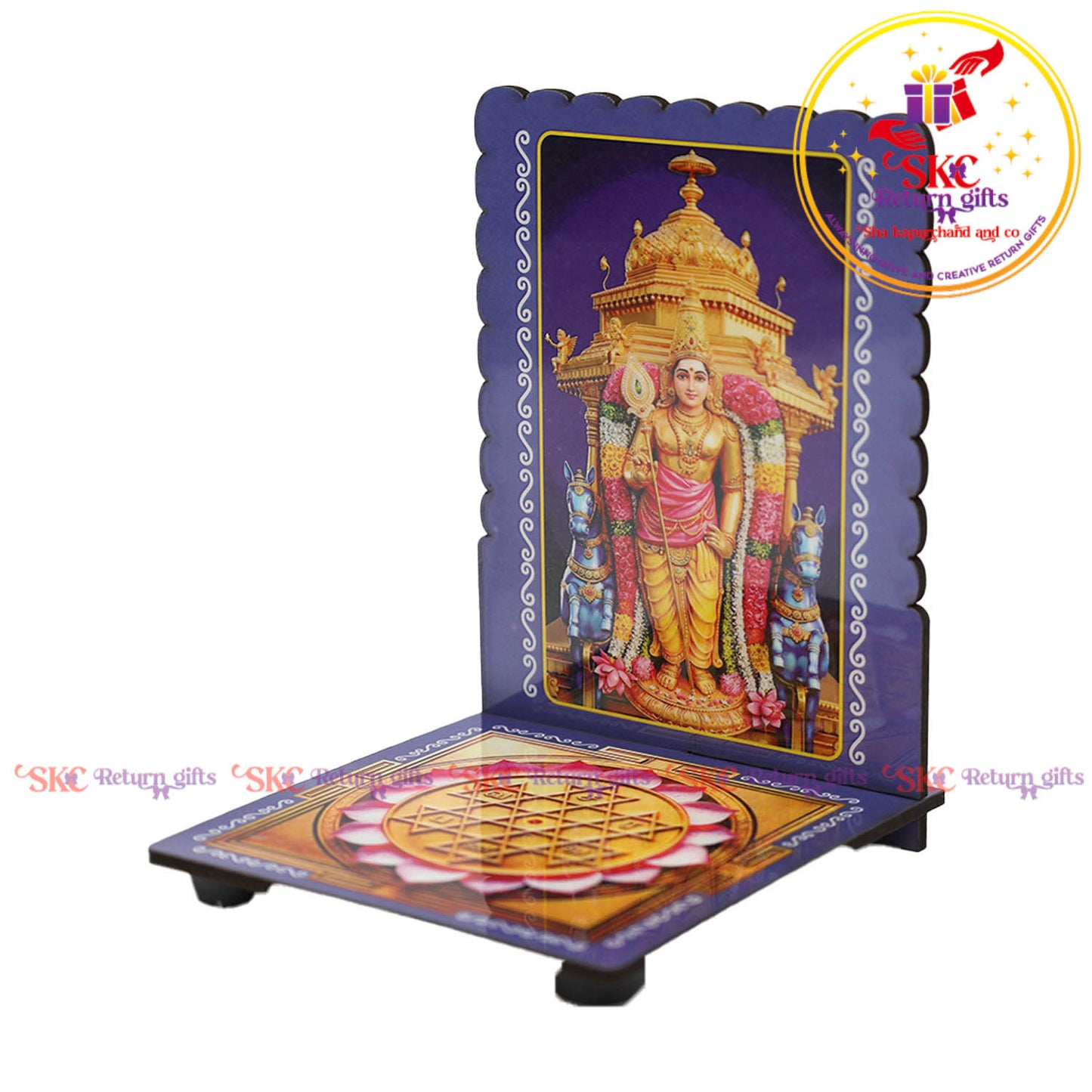 Bala Murugan Sri Yantra Diya Stand