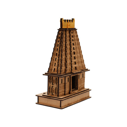 MDF Murugan Gopuram Temple Miniature 3D MDF