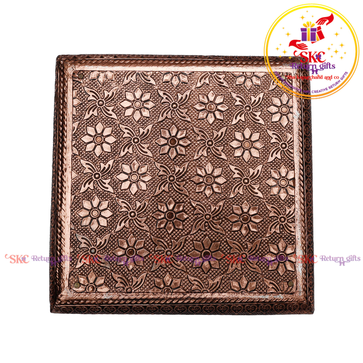 Rose gold Traditional Peacock Manai 6x6