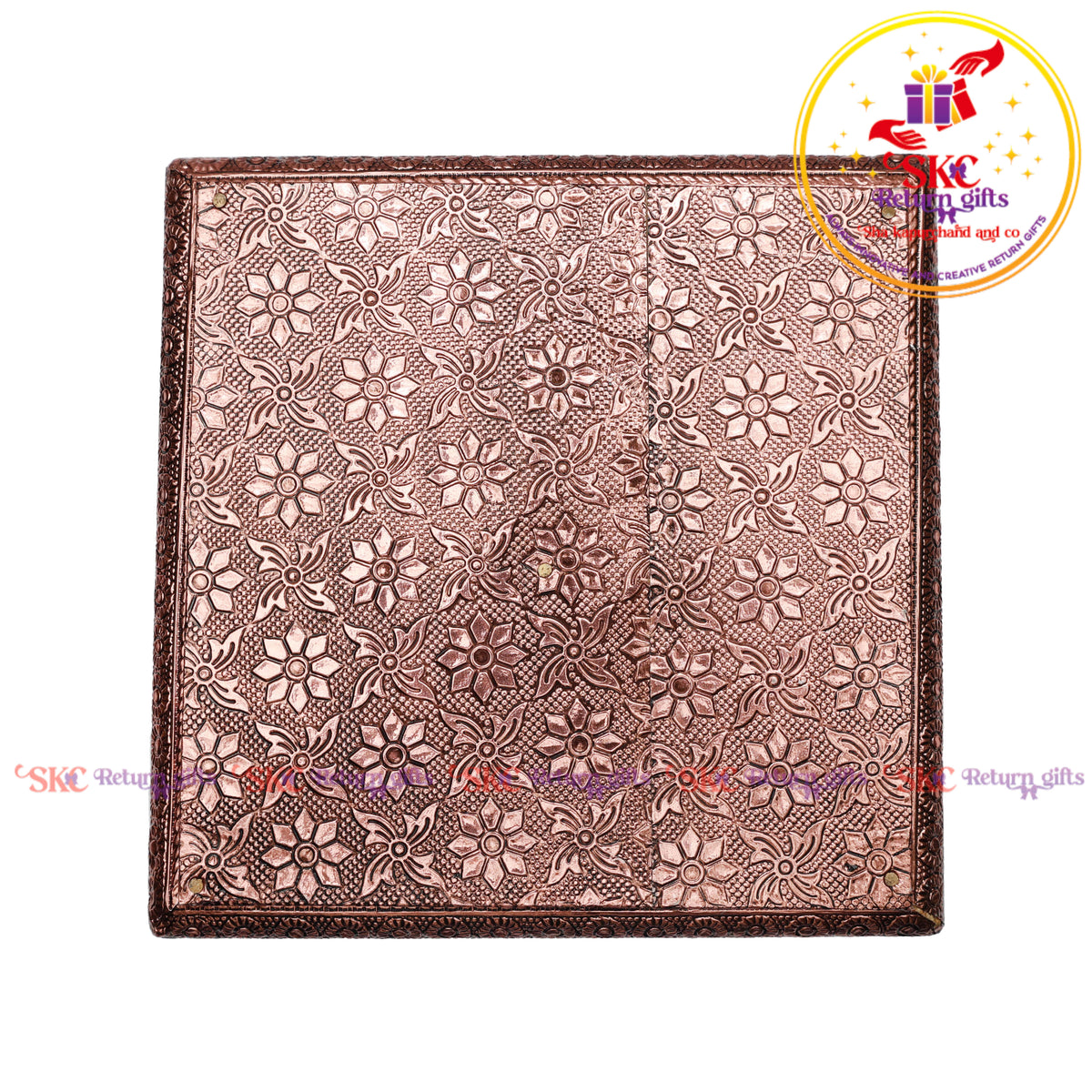 Rose gold Traditional Peacock Manai 7x7