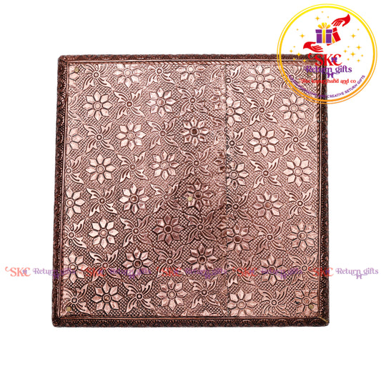Rose gold Traditional Peacock Manai 8x8