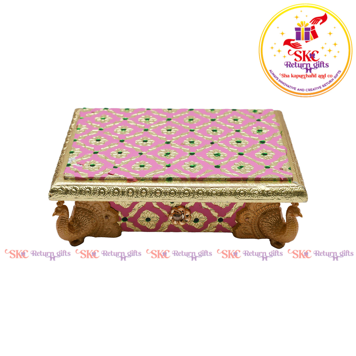 7x5 Meenakari Peacock leg Patla