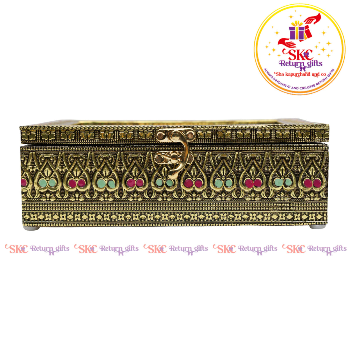 7x5 Tanjore Digital Art Jewelry Pooja Box