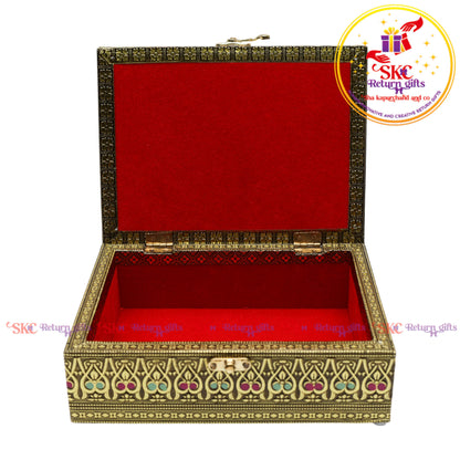7x5 Tanjore Digital Art Jewelry Pooja Box