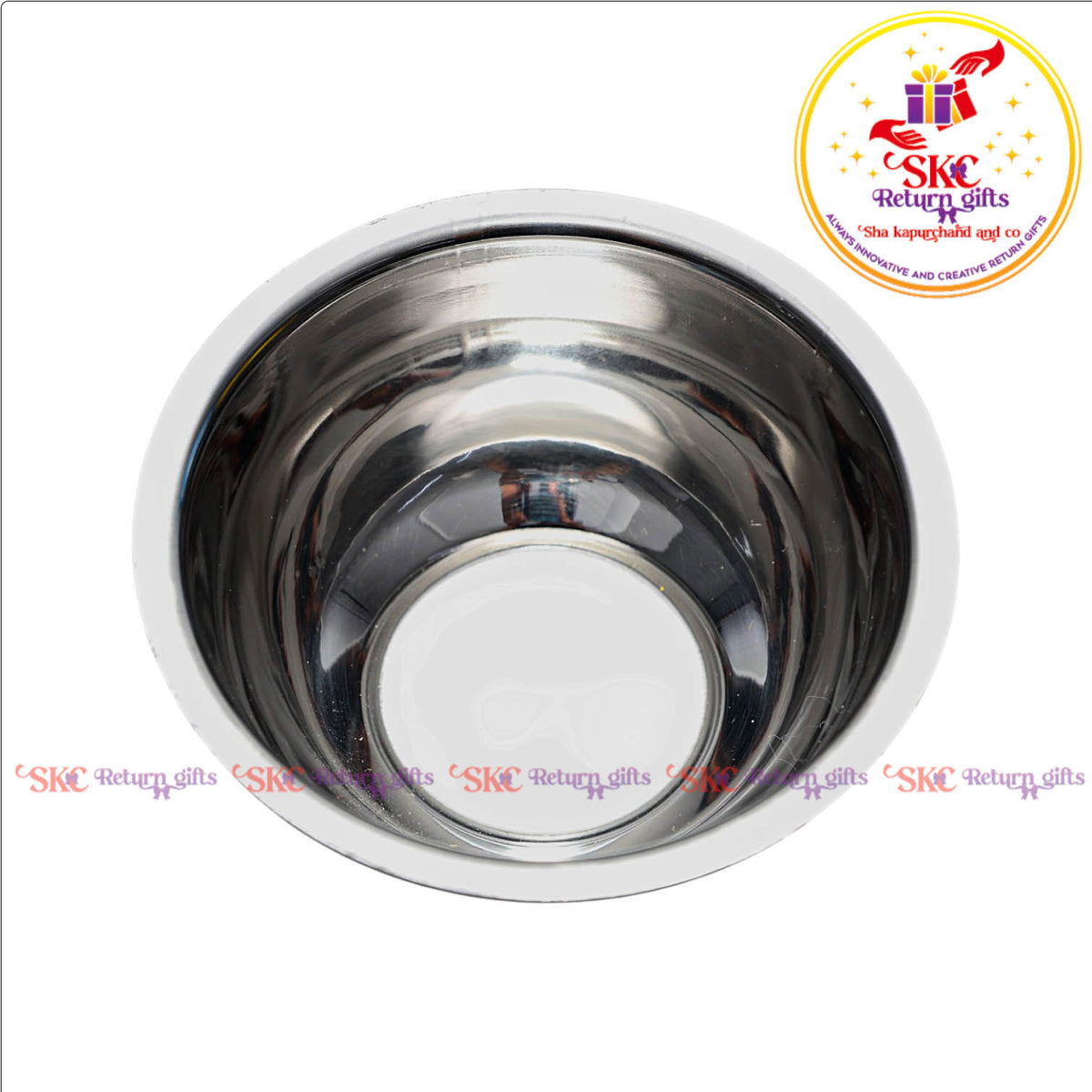 Floral Printed Stainless Steel Bowl